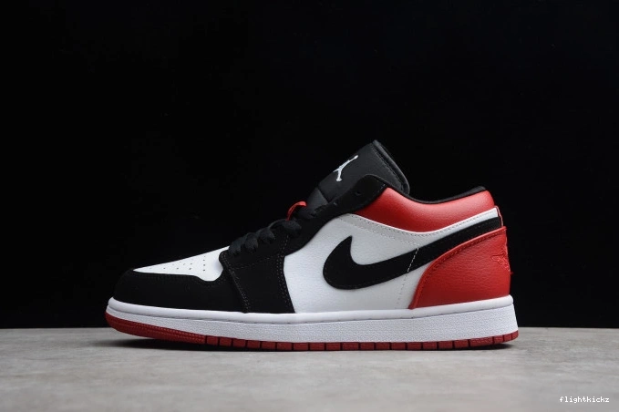 Air 1 Toe 553558-116 Black Low Jordan 0709